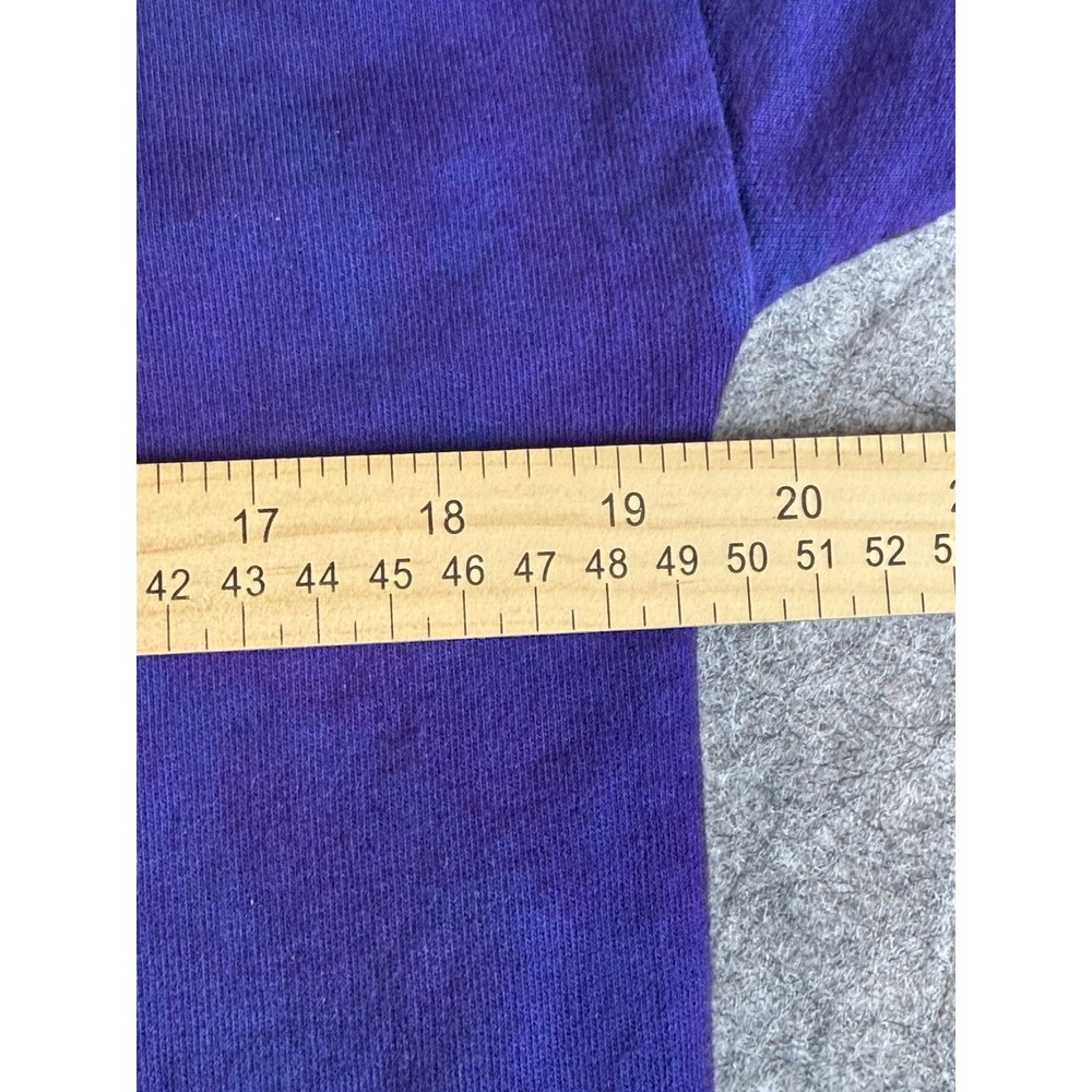 Crebe Batik‎ Hand Dyed Moose Sweatshirt  Pullover Small USA Made Purple Blue S - Picture 6 of 9